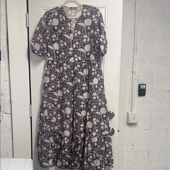 Oliphant Dresses & Skirts - Elegant Black and White Floral Dress OLIPHANT - Size Medium - NWOT - Maxi
